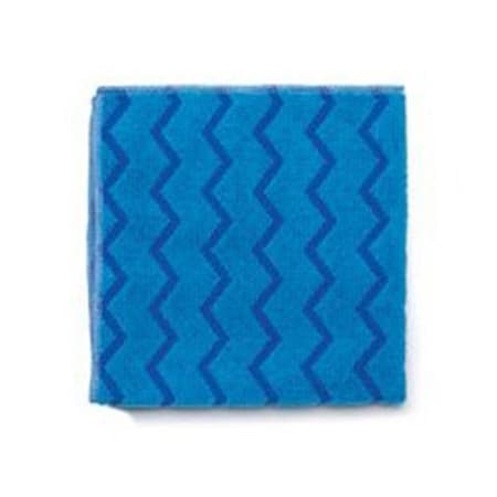 Eat-In Rubbermaid Commercial Products RC  Hygen Microfiber Cleaning Cloths - Blue EA3490687